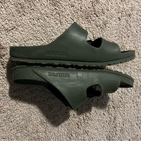 Birkenstock Size 39 Arizona Eva Plastic Sandals Dark Green 39 (8-8.5 women's) - Picture 4 of 7